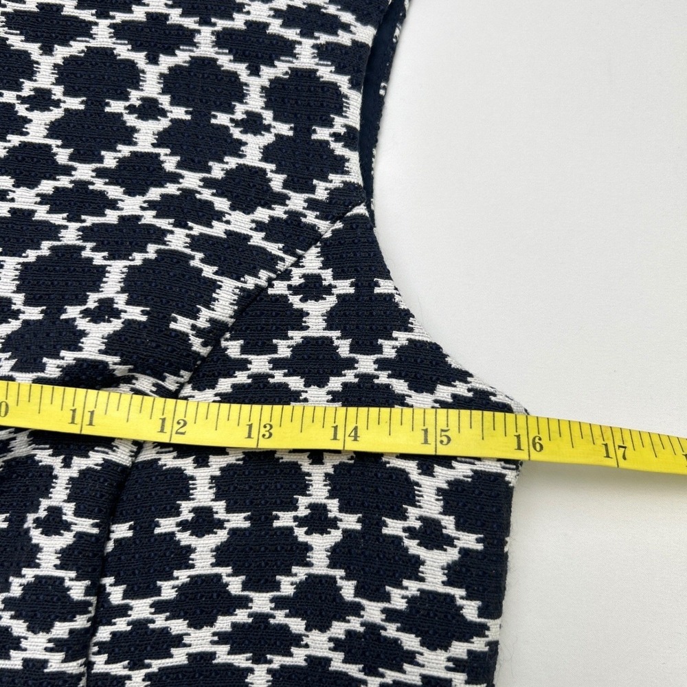 NWT Banana Republic Womens Shift Midi Dress Navy White Size 4 Nautical Summer - Picture 8 of 11
